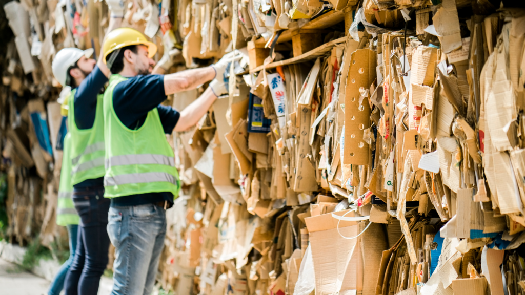 Cardboard Bales Recycling